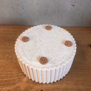 Betonová miska vroubkovaná malá - Obrázek 2