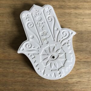 Betonové držáky na vonné tyčinky Hamsa – sada - Obrázek 3