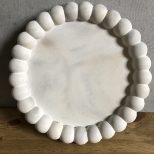 Tácek bublinkový kulatý 3 mramor