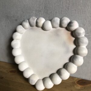 Tácek bublinkový srdce mramor - Obrázek 2