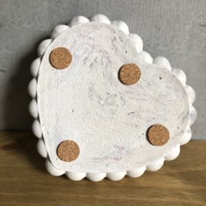 Tácek bublinkový srdce mramor - Obrázek 5