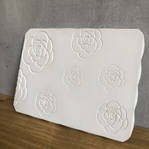 Tácky betonové s květinovým reliéfem – sada 3 ks - Obrázek 6