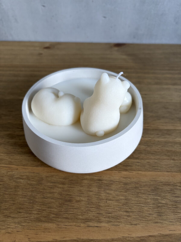 Svíčka – Lední medvědi v misce - Obrázek 4