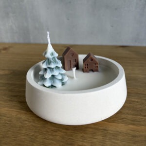 Svíčka – Malá zimní vesnička