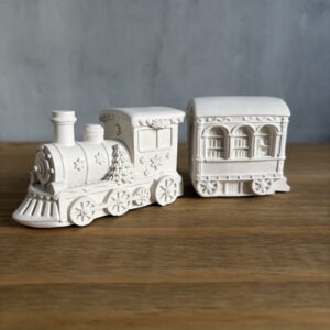 Betonový vánoční vláček